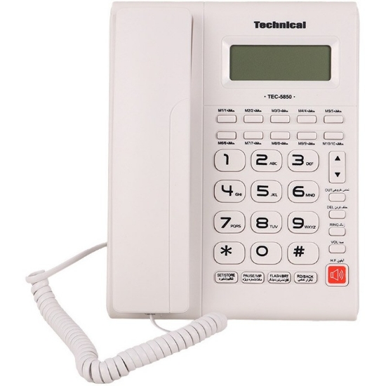 تصویر از تلفن تکنیکال مدل TEC-5850