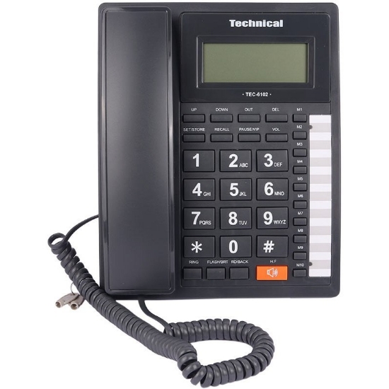 تصویر از تلفن تکنیکال مدل TEC-6102