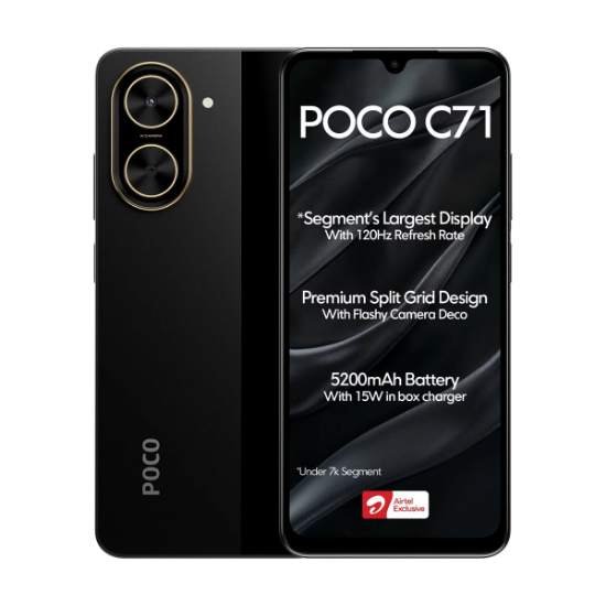 تصویر از گوشی موبایل شیائومی مدل Poco C71 ظرفیت 64 گیگابایت رم 3 گیگابایت